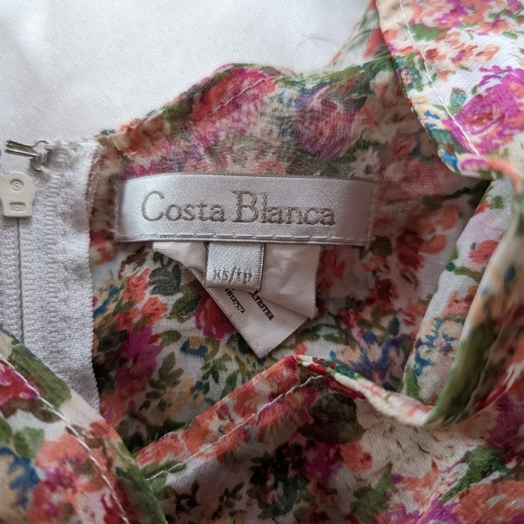 Costa Blanca - Flower Dress - XS - Picture 4 of 4